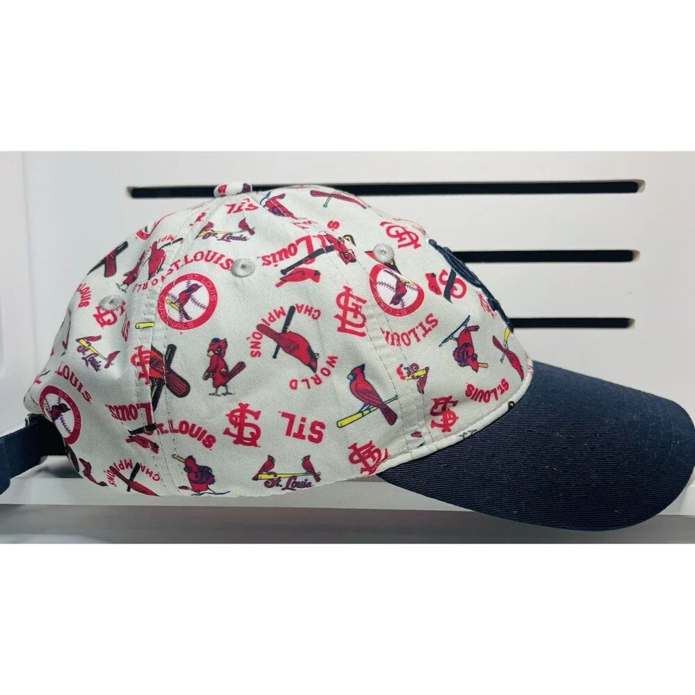 St Louis Cardinals MLB Baseball Cap Strap Back All Over Print Limited Stadium